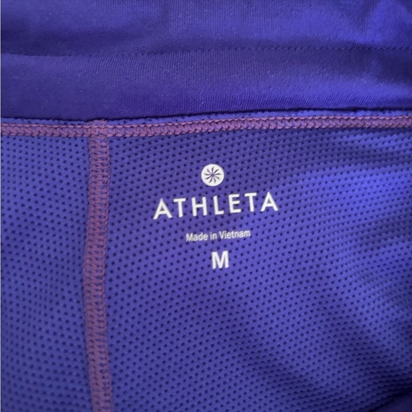 Athleta Tennis Skort Side Pleats Royal Blue Size Medium - Picture 4 of 7